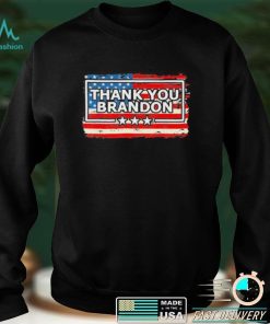 Official Thank You Brandon American Flag T Shirt