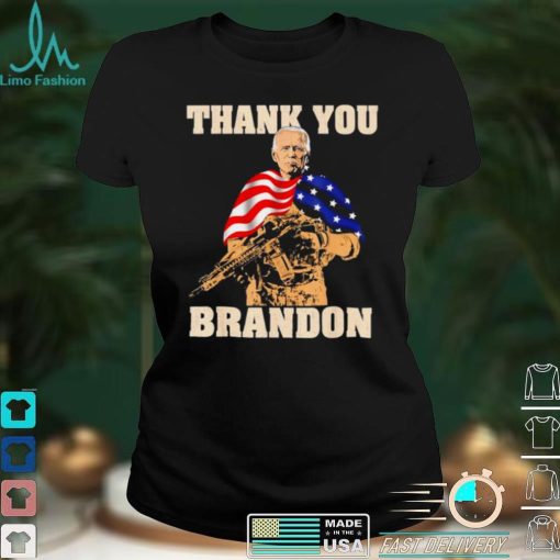 Official Thank You Brandon Biden Gun Veterans Day 2021 TShirt