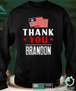 Official Thank you brandon US Flag shirt