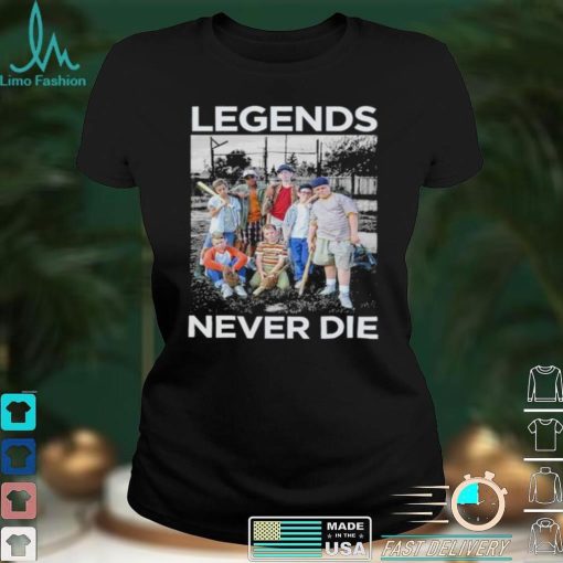 Official The Sandlot 90s Legends Never Die Shirt hoodie, Sweater