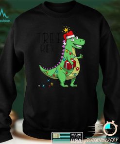Official Tree Rex Dinosaur Merry Christmas Pajamas Men Boys Kids Xmas T Shirt