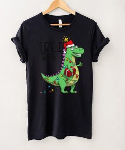 Official Tree Rex Dinosaur Merry Christmas Pajamas Men Boys Kids Xmas T Shirt