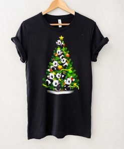 Panda Christmas Tree Decorations Ornaments Gifts Panda Lover T Shirt