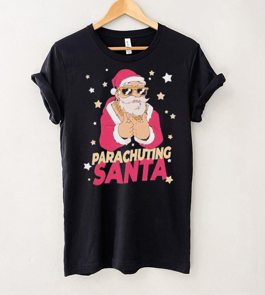 Parachuting Santa Claus Christmas Holiday Parachuting Sweater Shirt Parachuting Santa Claus Christmas Holiday Parachuting Sweater Shirt