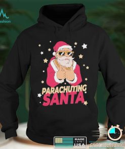 Parachuting Santa Claus Christmas Holiday Parachuting Sweater Shirt