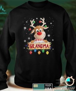 Personalized Grandma Reindeer Cute Christmas Shirt Gift For Grandma T shirt