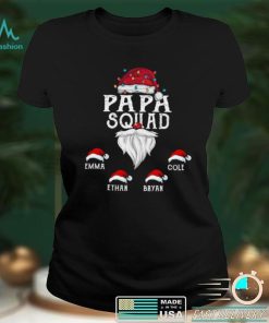 Personalized Grandpa Squad Christmas Shirt