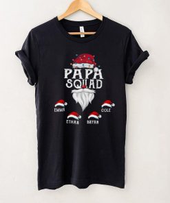 Personalized Grandpa Squad Christmas Shirt