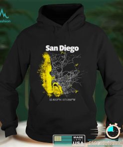 San Diego California Street Map Hometown Pride Souvenir Shirt