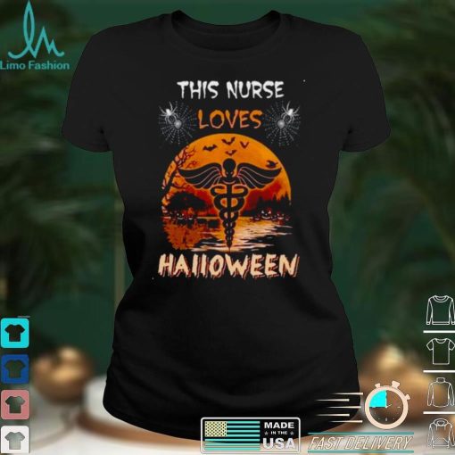 This nurse loves halloween shirt