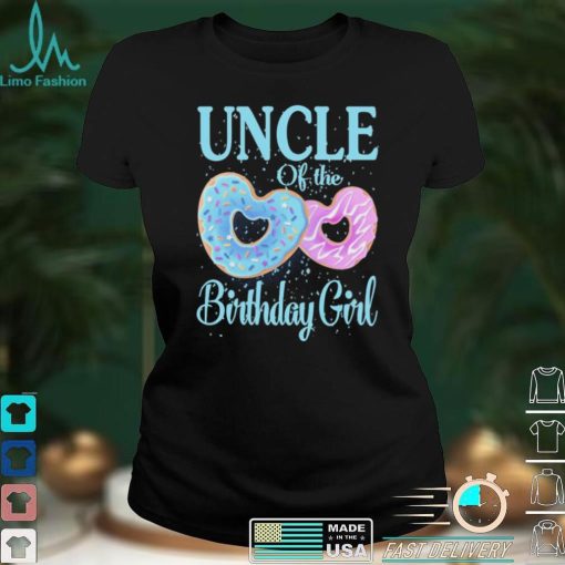 Uncle Of The Birthday Girl Donut Matching Family Bday Shirt