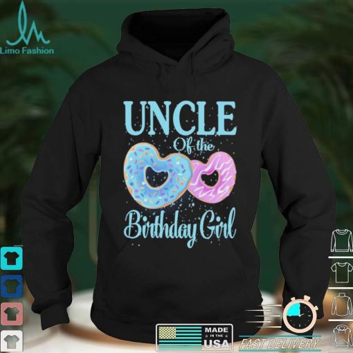 Uncle Of The Birthday Girl Donut Matching Family Bday Shirt