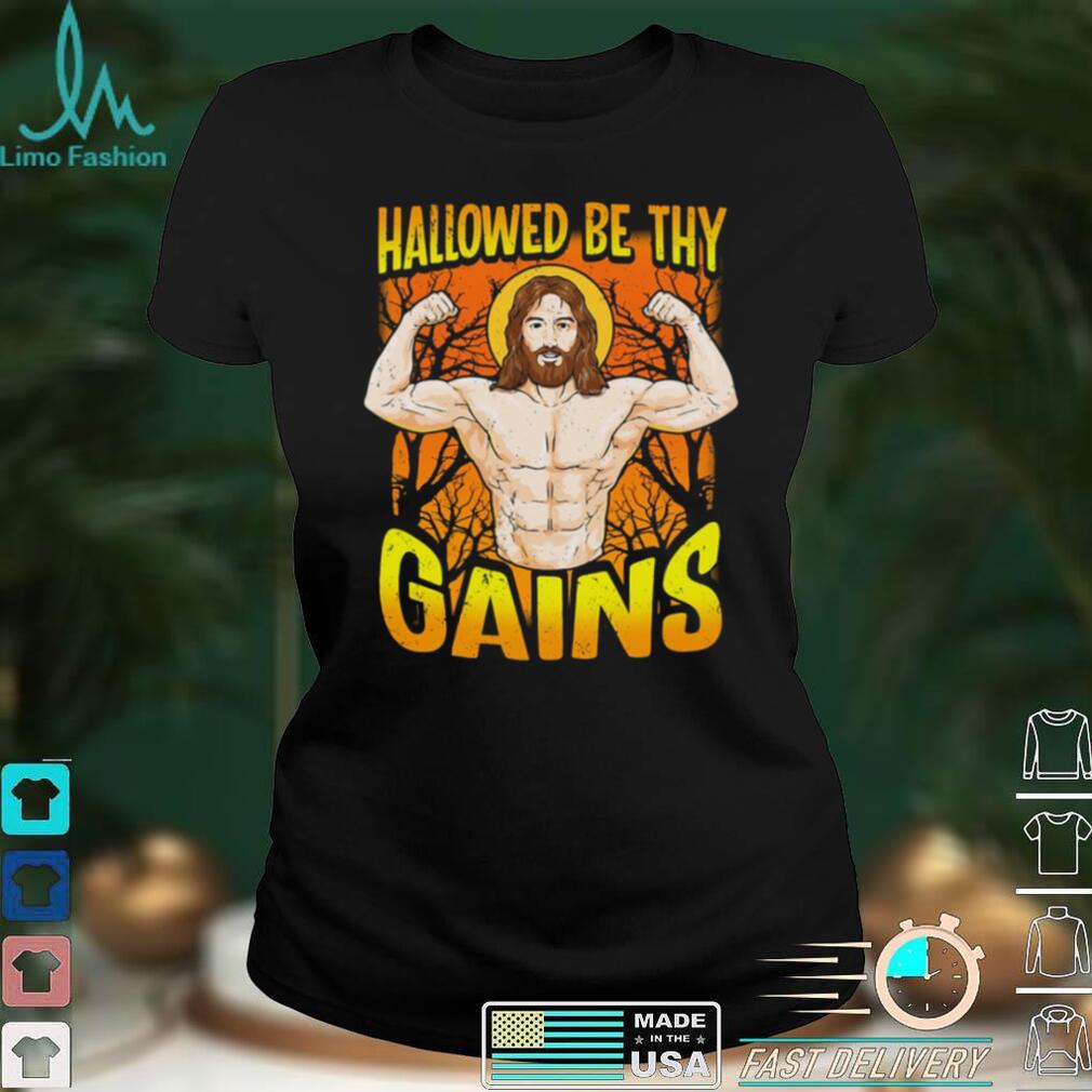 Give Me Gains or Give Me Death - Funny Bodybuilder T-Shirt