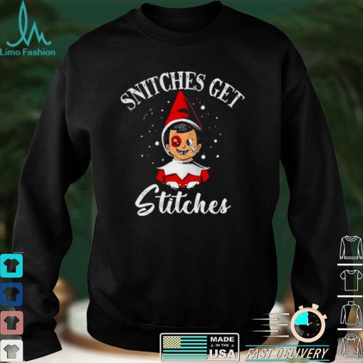 snitches Get Stitches Xmas Christmas Shirt