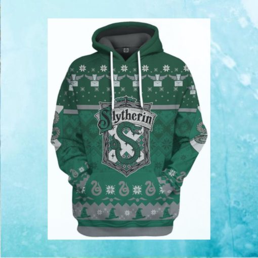 3D Harry Potter Slytherin Christmas Style Ver 1 Custom Hood