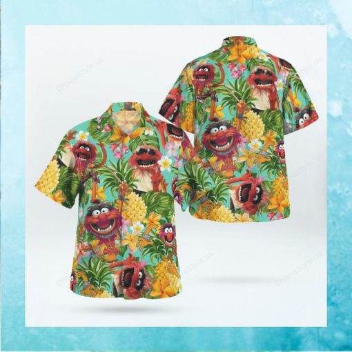 Animal muppet tropical hawaiian shirt
