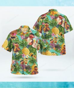 Bert and ernie muppets tropical hawaiian shirt