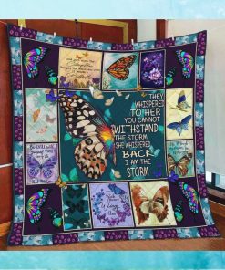 Butterfly   I am the storm   Quilt