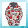 Christmas Dog and Puppies Hoodie