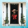 Cattle Cow Merry Christmas Door Cover