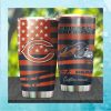 Cleveland Browns NFL American Flag Custom Name Stainless Steel Tumbler