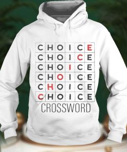 Choice crossword shirt