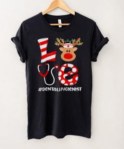 Christmas Nurse Love Dental Hygienist Santa Reindeer Nurse Hat Elf Sweater Shirt
