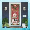 Christmas Santa Circular Stairs Door Cover