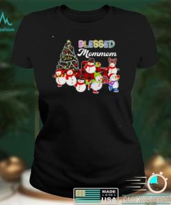 Christmas Snowman Blessed Mommom Christmas Sweater Shirt