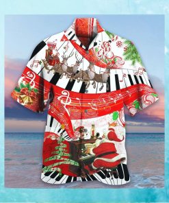 Christmas love music hawaiian shirt