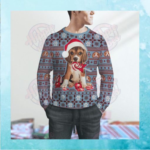 Cute Husky Christmas Pattern Sweater