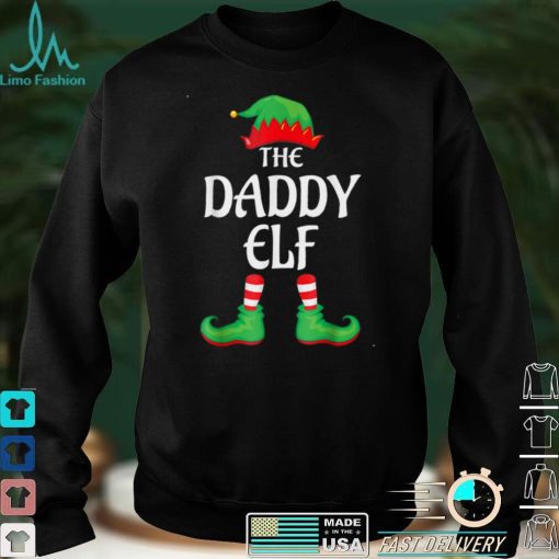 Daddy Elf Matching Group Xmas Funny Family Christmas T Shirt