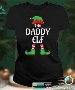Daddy Elf Matching Group Xmas Funny Family Christmas T Shirt