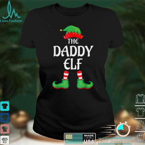 Daddy Elf Matching Group Xmas Funny Family Christmas T Shirt