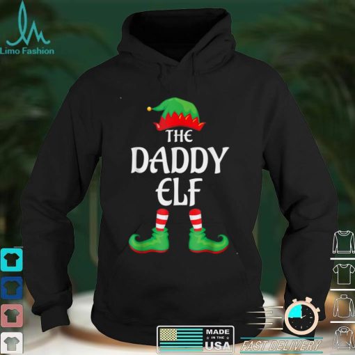 Daddy Elf Matching Group Xmas Funny Family Christmas T Shirt