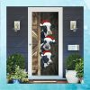 Christmas Santa Circular Stairs Door Cover