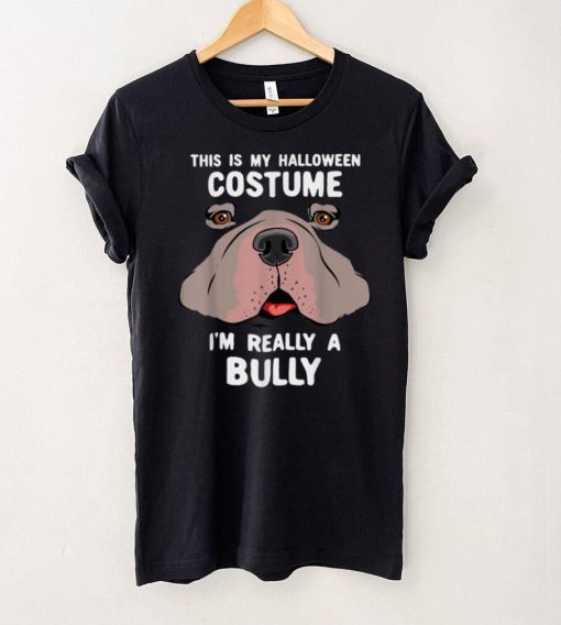 Funny Bulldog Halloween Costume American Bull Dog Face Bully T Shirt hoodie, Sweater Shirt