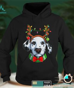 Funny Christmas Dalmatian Dog Head Xmas Dalmatian Dog T Shirt hoodie, sweater Shirt