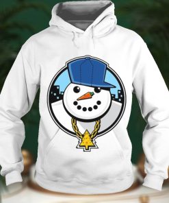 Funny Christmas Of A Ghetto Snowman T shirt