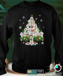 Funny Poodle Christmas Tree Ornament Decor Costume T Shirt hoodie, Sweater Shirt