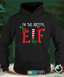 Funny The Artful Elf Family Matching Christmas Group Pajama T Shirt hoodie, Sweater Shirt