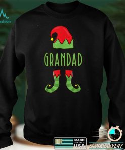 Grandad Funny Christmas Matching Family Elf Nickname T Shirt hoodie, Sweater Shirt