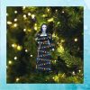 Horror Bride Doll With Santa Hat Led Lights Ornament