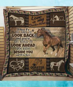 Horse   When It’s too hard to look back   Quilt