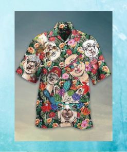 Lama Love Animals Life Style Limited Edition   Hawaiian Shirt