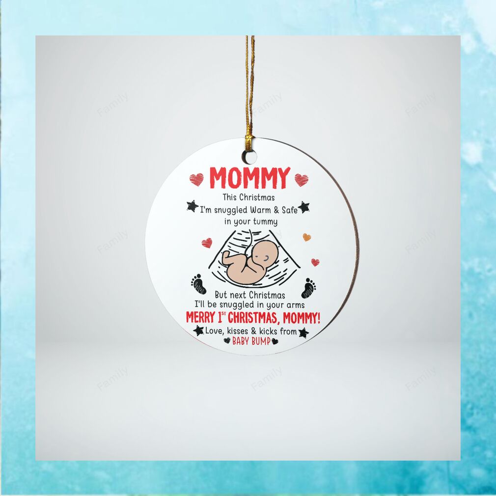 Merry 1st Christmas, Mommy Ornament Mug Christmas Gift Merry 1st Christmas, Mommy Ornament Mug Christmas Gift