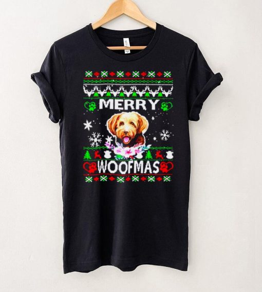 Merry Woofmas Bordoodle Christmas shirt
