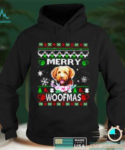 Merry Woofmas Bordoodle Christmas shirt