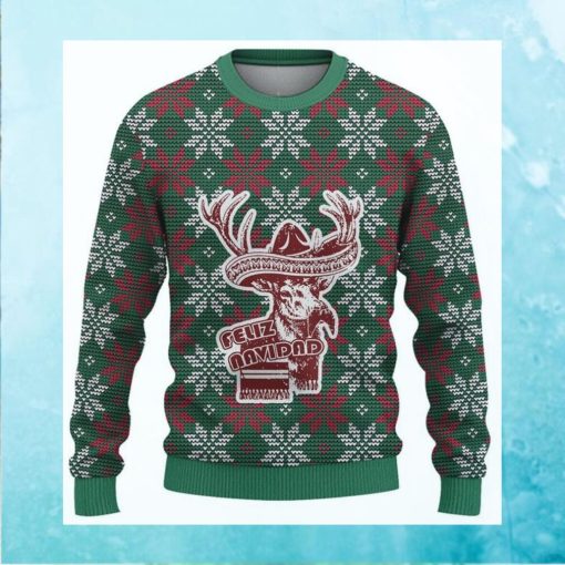 Moose Feliz Navidad Ugly Sweater