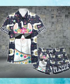 No Drama Llama Hawaii Shirt and Short Set